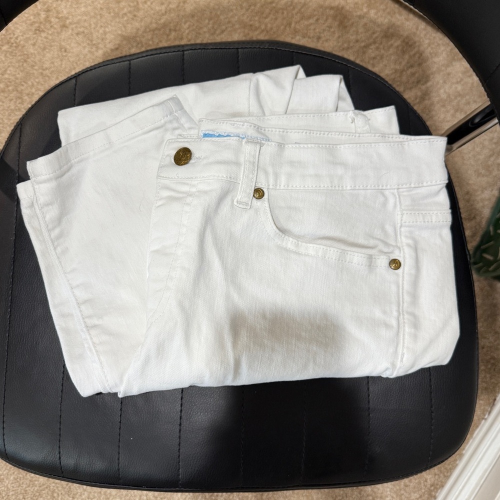 Draper James White Jeans Sz 32